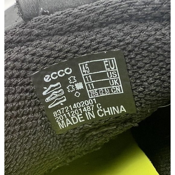 ECCO Men\'s ST.1 Hybrid Lite Black Leather Suede Size 45 EU (11/11.5 US) main image 2